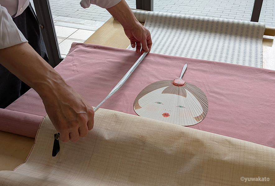 西荻窪の数寄和さんで団扇掛けを仕立ててもらう | 加藤ゆわ